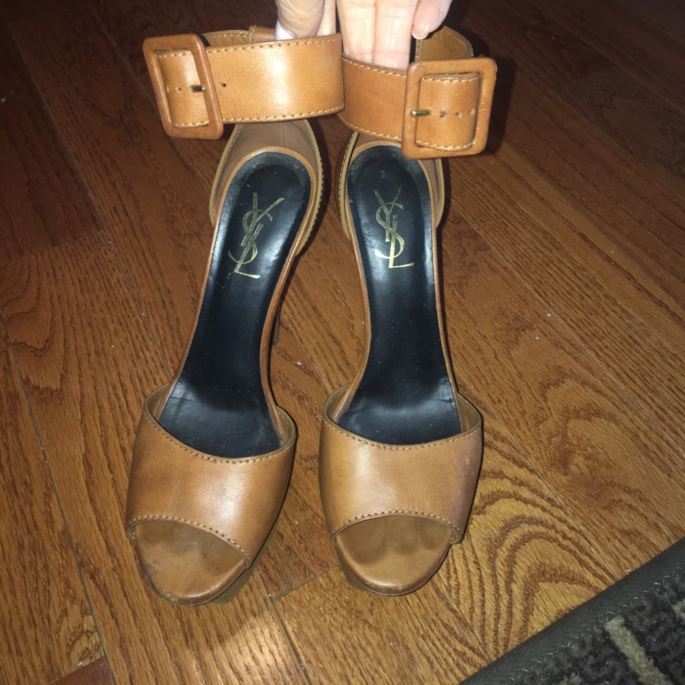 Yves St. Laurent Platform Stiletto Sandals